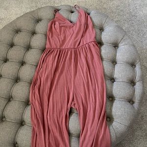 Kittenish mauve jumpsuit